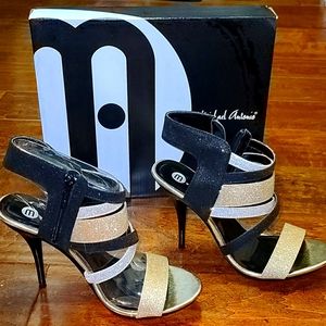 Michael Antonio... GLITTER sandals!!